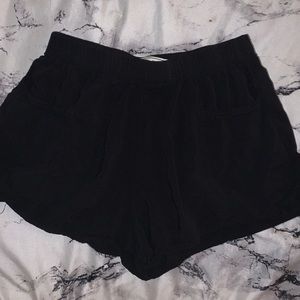 Abercrombie & Fitch Black Cotton Shorts w/ Pockets